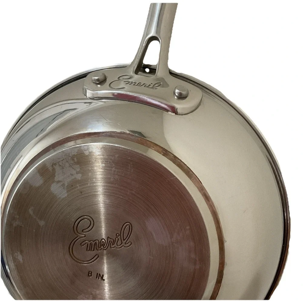 Emeril Lagasse 8 Inch Skillet Stainless Steel Copper Core Tri-Ply Fry Pan